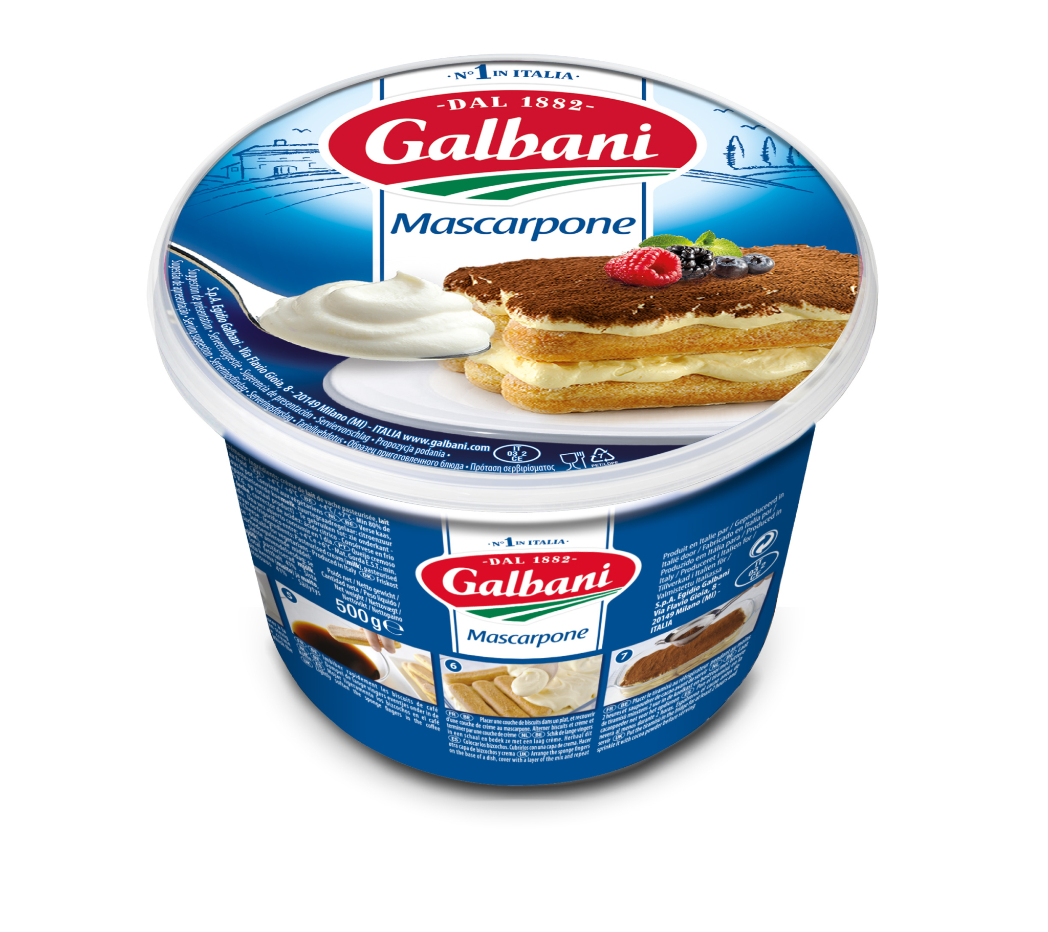 MASCARPONE POT 500GR